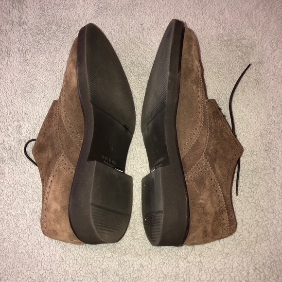 AQUATALIA Carson Brown Suede Waterproof Lace Oxford Shoes Sz 9 main image 9